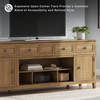 image:imageSignature Design by Ashley Sharlance 81 Wood TV Stand for TVs up to 93Light Brown