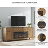 image:imageSignature Design by Ashley Sharlance 81 Wood TV Stand for TVs up to 93Light Brown