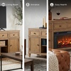 image:imageSignature Design by Ashley Sharlance 81 Wood TV Stand for TVs up to 93Light Brown