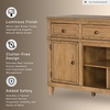 image:imageSignature Design by Ashley Sharlance 81 Wood TV Stand for TVs up to 93Light Brown