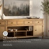 image:imageSignature Design by Ashley Sharlance 81 Wood TV Stand for TVs up to 93Light Brown