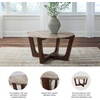 image:imageSignature Design by Ashley Tanidore Coffee Table 36 Inch Round Marble