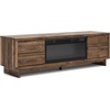 image:imageSignature Design by Ashley Trinell Electric Fireplace TV Stand 60InchBrown