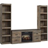 image:imageSignature Design by Ashley Trinell Electric Fireplace TV Stand 60InchBrown