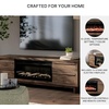 image:imageSignature Design by Ashley Trinell Electric Fireplace TV Stand 60InchBrown
