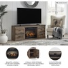 image:imageSignature Design by Ashley Trinell Electric Fireplace TV Stand 60InchBrown