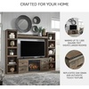image:imageSignature Design by Ashley Trinell Electric Fireplace TV Stand 60InchBrown
