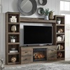 image:imageSignature Design by Ashley Trinell Electric Fireplace TV Stand 60InchBrown