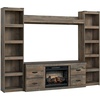 image:imageSignature Design by Ashley Trinell Electric Fireplace TV Stand 60InchBrown