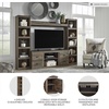 image:imageSignature Design by Ashley Trinell Electric Fireplace TV Stand 60InchBrown