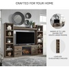 image:imageSignature Design by Ashley Trinell Electric Fireplace TV Stand 60InchBrown