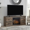 image:imageSignature Design by Ashley Trinell Electric Fireplace TV Stand 60InchBrown