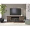 image:imageSignature Design by Ashley Trinell Electric Fireplace TV Stand 60InchBrown