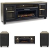 image:imageSignature Design by Ashley Willowton 3Piece Entertainment Center TV StandBlackBrown