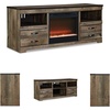 image:imageSignature Design by Ashley Willowton 3Piece Entertainment Center TV StandBrown