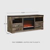 image:imageSignature Design by Ashley Willowton 3Piece Entertainment Center TV StandBrown
