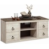 image:imageSignature Design by Ashley Willowton 3Piece Entertainment Center TV StandWhitewash