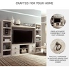 image:imageSignature Design by Ashley Willowton 3Piece Entertainment Center TV StandWhitewash