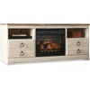 image:imageSignature Design by Ashley Willowton 3Piece Entertainment Center TV StandWhitewash