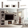 image:imageSignature Design by Ashley Willowton 3Piece Entertainment Center TV StandWhitewash