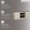 image:imageSignature Design by Ashley Willowton 3Piece Entertainment Center TV StandWhitewash