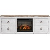 image:imageSignature Design by Ashley Willowton 3Piece Entertainment Center TV StandWhitewash
