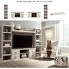 image:imageSignature Design by Ashley Willowton 3Piece Entertainment Center TV StandWhitewash