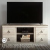 image:imageSignature Design by Ashley Willowton 3Piece Entertainment Center TV StandWhitewash