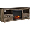 image:imageSignature Design by Ashley Willowton 64 Coastal TV Stand WhitewashBrown