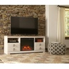 image:imageSignature Design by Ashley Willowton 64 Coastal TV Stand WhitewashWhite Wash