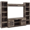 image:imageSignature Design by Ashley Willowton TV Stand Bridge Component WhitewashBrown