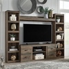 image:imageSignature Design by Ashley Willowton TV Stand Bridge Component WhitewashGrey