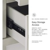 image:imageSignature Design by Ashley Wood LiftTop Coffee Table with Storage BrownDark Brown  Light Gray