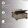 image:imageSignature Design by Ashley Wood LiftTop Coffee Table with Storage BrownGrayish Brown