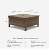 image:imageSignature Design by Ashley Wood LiftTop Coffee Table with Storage BrownLight Brown