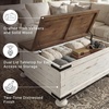 image:imageSignature Design by Ashley Wood LiftTop Coffee Table with Storage BrownWhite