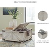 image:imageSignature Design by Ashley Wood LiftTop Coffee Table with Storage BrownWhitewash