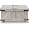 image:imageSignature Design by Ashley Wood LiftTop Coffee Table with Storage BrownWhitewash