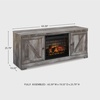 image:imageSignature Design by Ashley Wynnlow TV Stand with Electric Fireplace 63