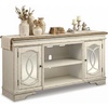 image:imageSignature Design by Ashley 74 Electric Fireplace TV Stand Chipped WhiteXL TV Stand