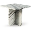 image:imageSignature Design by Ashley Baretton Marble Coffee Table Square Nesting Design Genuine Stone Construction Sculptural Centerpiece for Living Rooms BlackWhiteTaupe 18 W