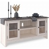 image:imageSignature Design by Ashley Dorrinson Fireplace TV Stand 60 Inch FarmhouseWhitewash