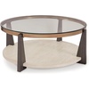 image:imageSignature Design by Ashley Frazwa 1Piece Round Glass Coffee Table