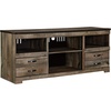 image:imageSignature Design by Ashley Willowton 64 Coastal TV Stand WhitewashBrown