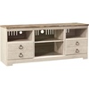 image:imageSignature Design by Ashley Willowton 64 Coastal TV Stand WhitewashWhite Wash