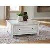 image:imageSignature Design by Ashley Wood LiftTop Coffee Table with Storage BrownAntique White