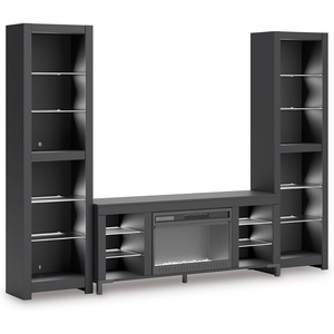 image:imageSignature Design by Ashley 3Piece Entertainment Center with Fireplace3Piece Entertainment Center with Electric Fireplace