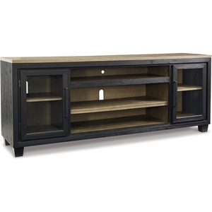 image:imageSignature Design by Ashley Darborn 88 TV Stand with Electric FireplaceBlack