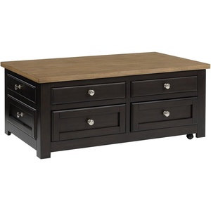 image:imageSignature Design by Ashley Havalance LiftTop Coffee Table with StorageLight Brown  Dark Brown