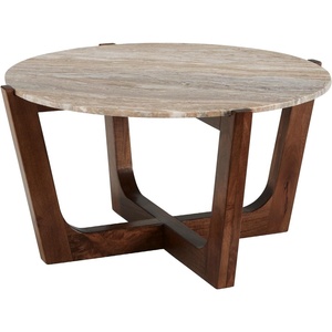 image:imageSignature Design by Ashley Tanidore Coffee Table 36 Inch Round Marble